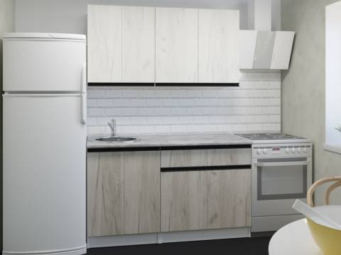 Кухонный гарнитур Паола медиум 1400 мм