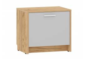 Тумба для обуви Нортон НМ 013.23 Серый Камень, Дуб Крафт Золотой