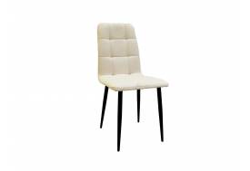 Стул Леон классика бежевый, чёрные ножки