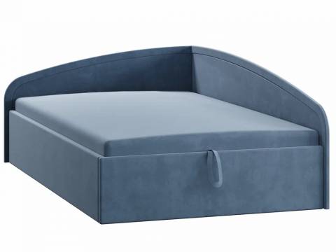 Кровать-тахта Адель вар.1 1200 Оникс 17