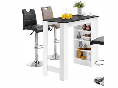 Барный стол №7 Белый/Интра