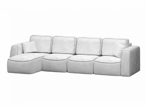 Диван угловой Бафи-2 комбинация 4 Романо Беж