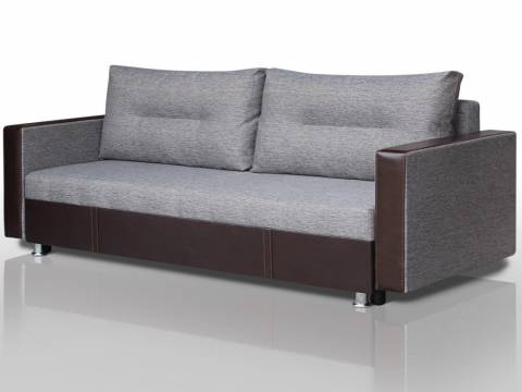 Диван Комфорт с прямыми подлокотниками латте