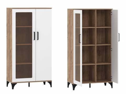 Шкаф комбинированный Марсель НМ 013.52 фасад Меренга