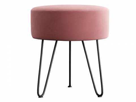 Пуф Берг велюр ультра коралл