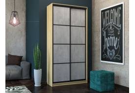 Шкаф-купе Лофт Шк12-47 1200 фасад МДФ бетон 3г