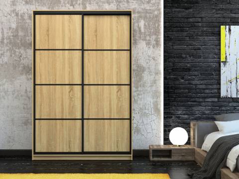 Шкаф-купе Лофт Шк16-60 1600 глубина 600 фасад ЛДСП 3г