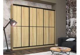 Шкаф-купе Лофт Шк30-47 3000 3 двери глубина 470 фасад ЛДСП +