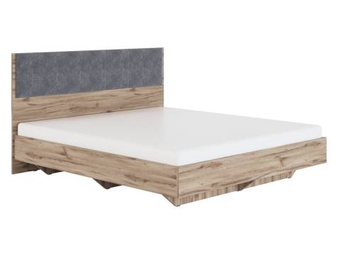 Кровать 1800 Николь Серый текстиль мод.1.5