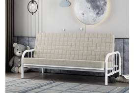 Диван-кровать Мадлен 4 Белый-Бежевый