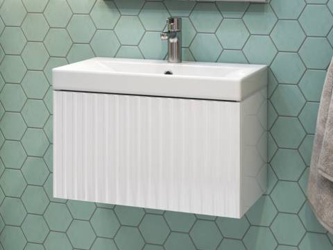 Тумба с раковиной Compo 60 подвесная белый