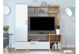 Стенка Лима Белый-Крафт золотой