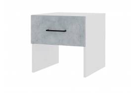 Тумбочка Victor Белый-Бетон