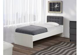 Кровать одинарная №6 800х1600 с мягкой спинкой