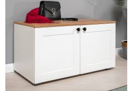 Тумба 13.257 Остин Белый шагрень