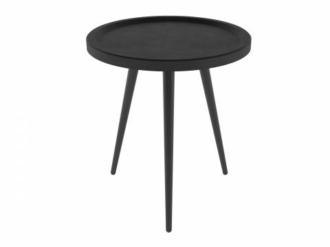 Стол журнальный Батл черный лофт