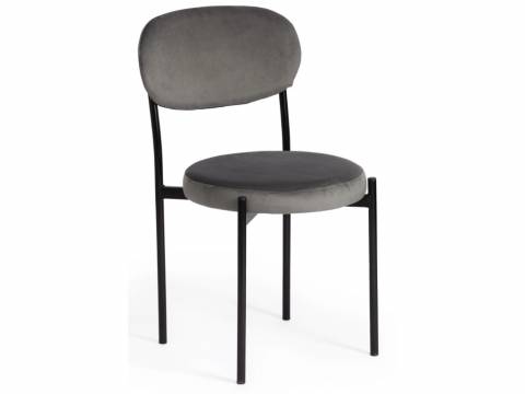 Стул Revo mod. 7033 серый barkhat 26/черный