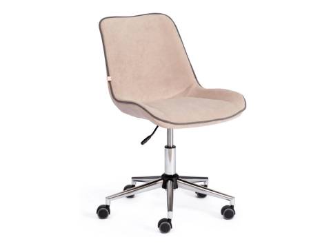 Кресло офисное Style флок бежевый