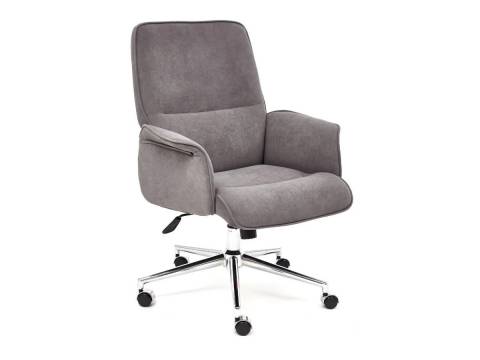 Кресло офисное York флок серый