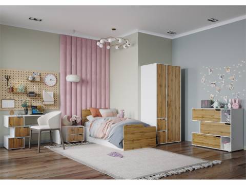 Подростковая Харви белый/вотан