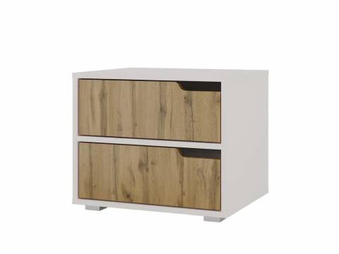 Тумба Харви белый/вотан