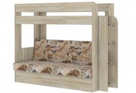 Кровать двухъярусная Карамель 75 сонома-саванна