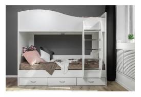 Кровать Mamamia двухъярусная с ящиками КР-05 Белый