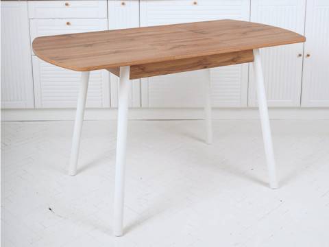 Стол раздвижной Виннер мини Дуб вотан/Белый