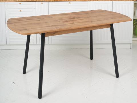 Стол кухонный раздвижной Виннер Дуб вотан/Черный