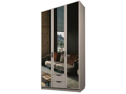 Шкаф с 2 ящиками Экон ЭШ3-РП-23-12-2я три зеркала