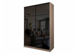 Шкаф-купе Max МШ-27-6-16-22 пленка Oracal черная