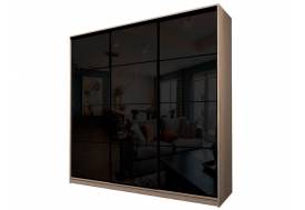Шкаф-купе Max МШ-27-6-24-222 пленка Oracal черная