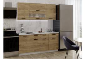 Кухонный гарнитур Сардика 1800 Крафт золотой