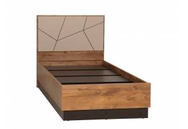 Кровать одинарная 54.17 900 с настилом Гамма грей