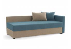 Диван Мальта жаккард тесла деним/жаккард тесла крем
