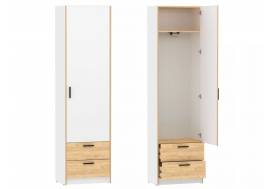 Шкаф для одежды Оттавия НМ 014.66 Белый Фасадный