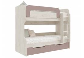 Кровать-чердак Юниор-4 Шарли Pink