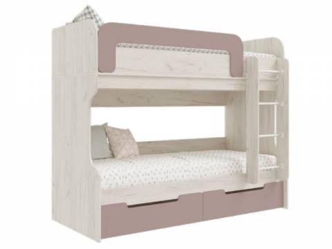 Кровать-чердак Юниор-4 Шарли Pink