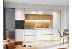 Кухня Карина МДФ Пластер Бьянко