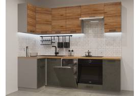 Кухонный гарнитур 35 Лофт 1000х2450 мм