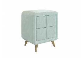 Тумба прикроватная Софи 2 мята велюр