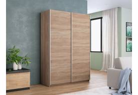 Шкаф-купе Прайм 2-х дверный 1400 два ДСП Сонома