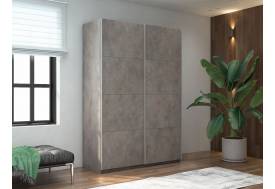 Шкаф-купе Прайм 2-х дверный 1400 два ДСП Бетон