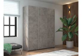 Шкаф-купе Прайм 3-х дверный 1800 три ДСП Бетон