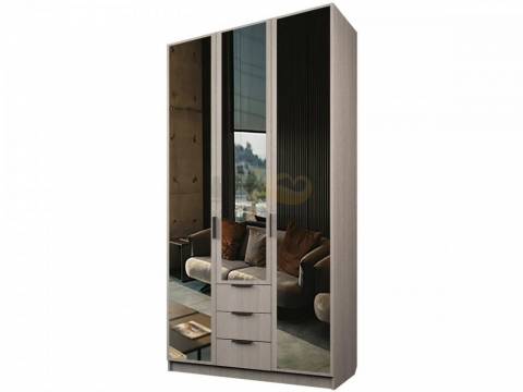 Шкаф с 3 ящиками ЭШ3-РП-19-12/1-3я три зеркала