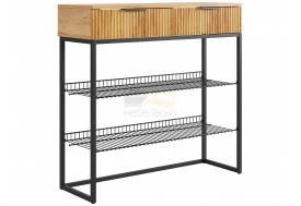 Обувница Классная 1 дуб крафт золотой/акация светлая