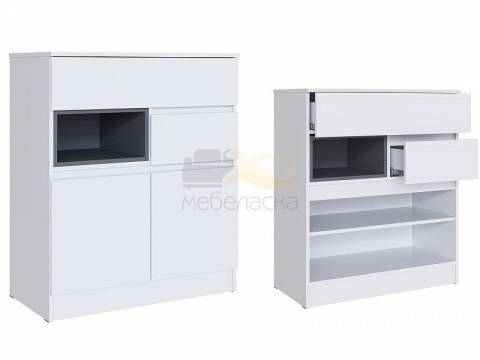 Комод Мэнкс МСК-21 2 ящика и 2 двери