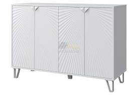 Комод Солана белый/белый снег