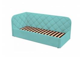 Кровать-софа Комфорт-1 Левая Ромб с ПМ велюр Магия 72