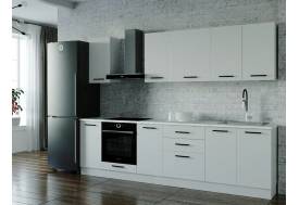 Кухонный гарнитур Белый Глянец 2800 МДФ